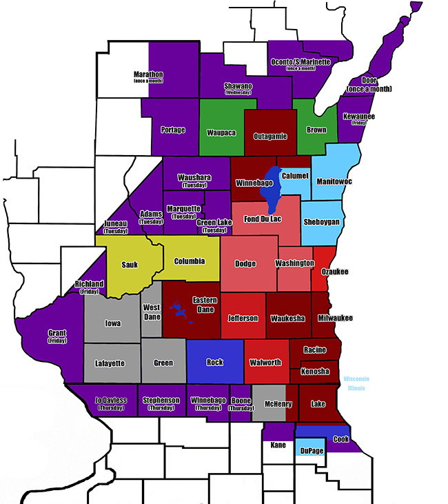 Delivery Map Delivery Map