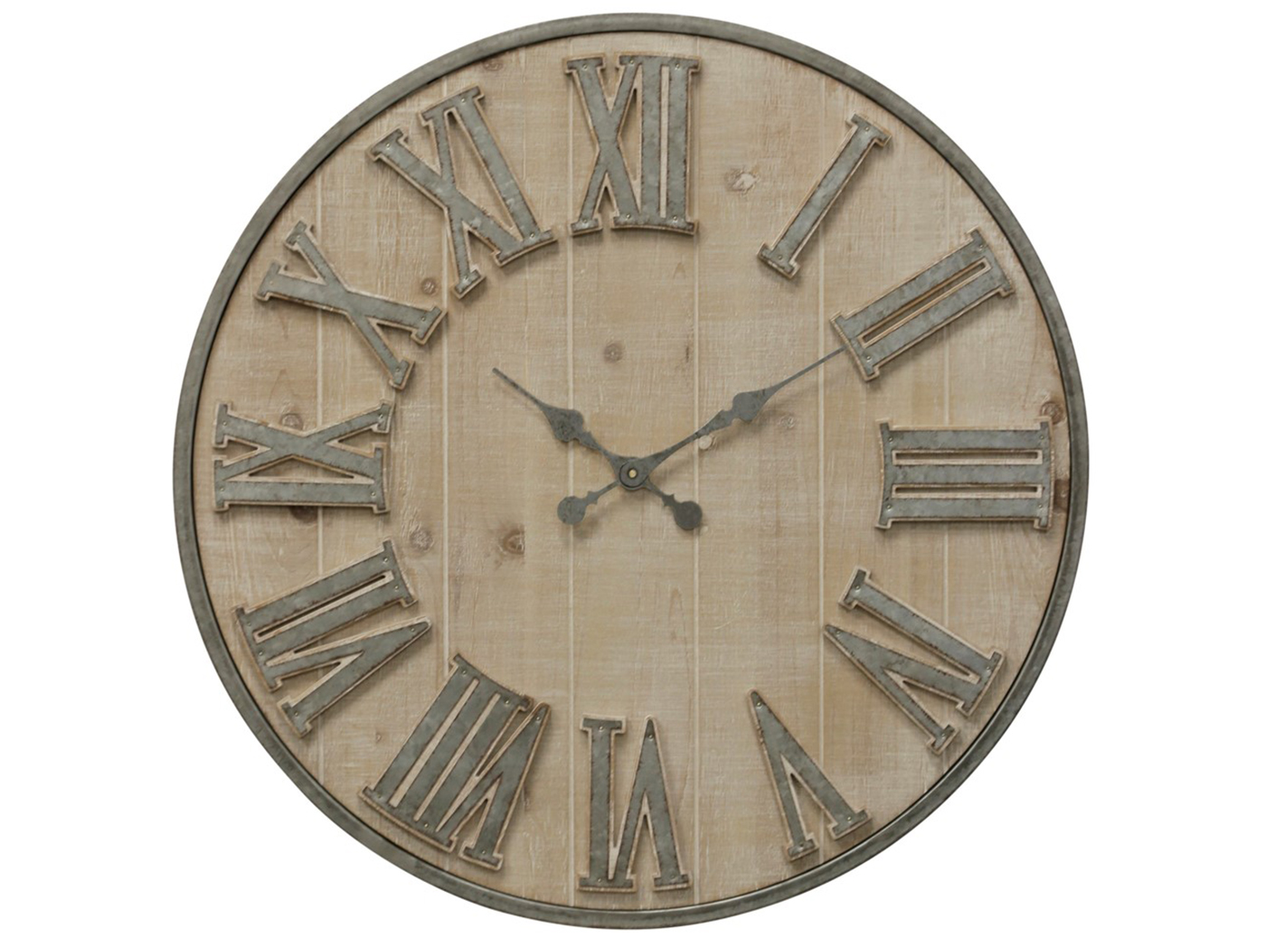 Whitewashed Wall Clock 30 Whitewashed Wall Clock 30