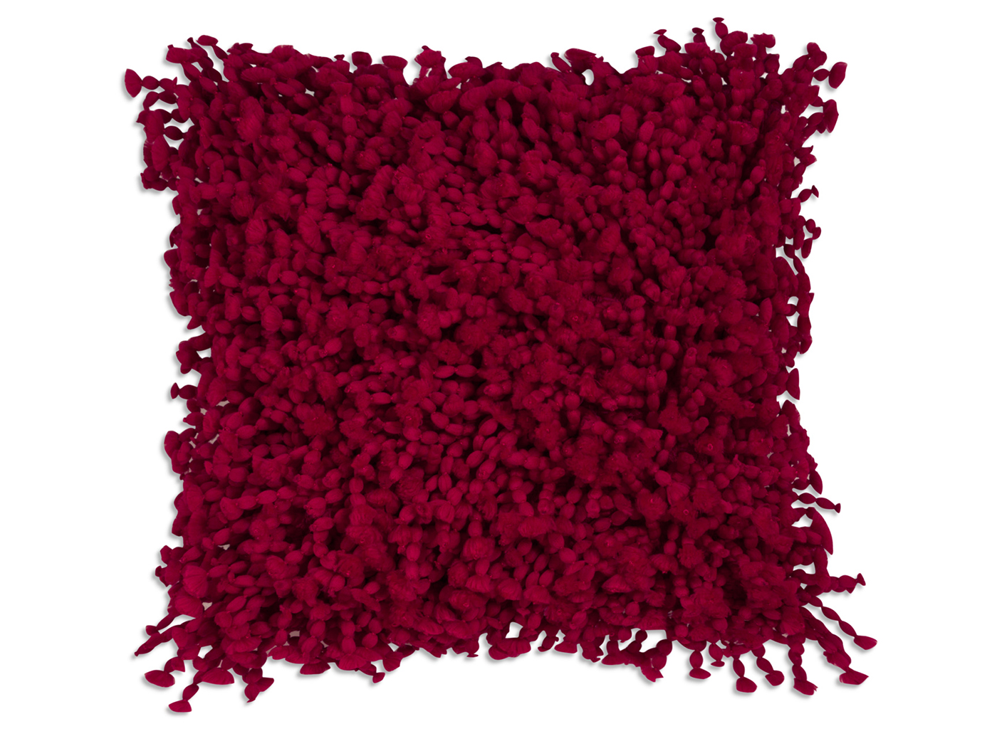 Red Shag Pillow 19 Steinhafels