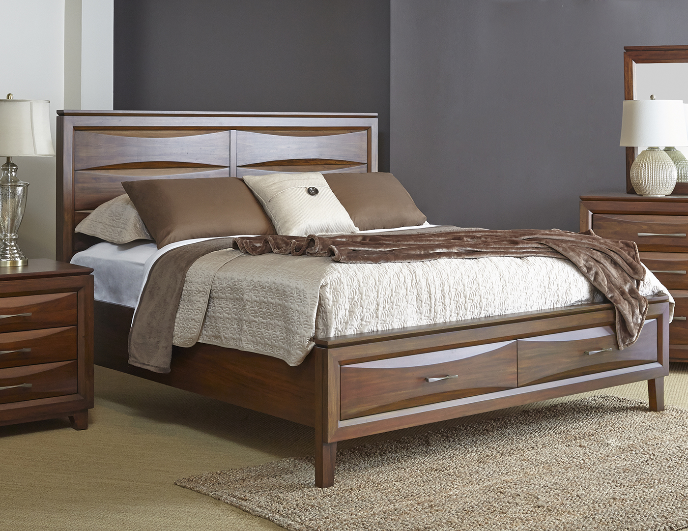 Steinhafels Simplicity Queen Storage Bed