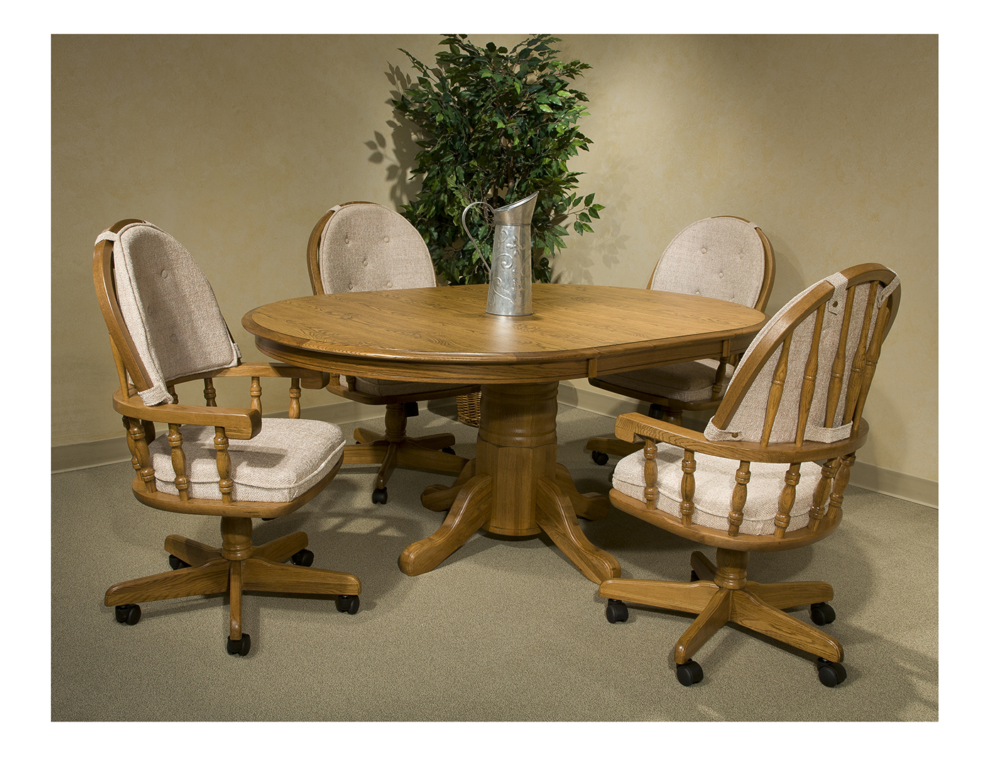 Steinhafels Classic Oak 5pc. Dining Set