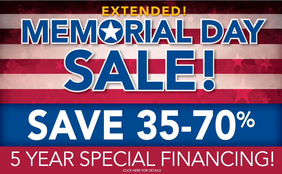 Extended Memorial Day Sale