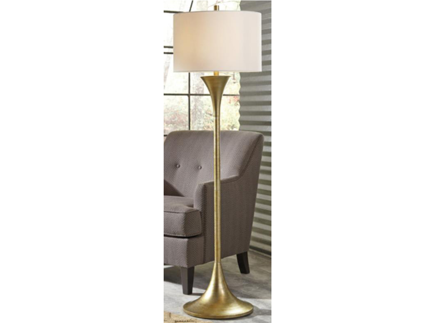 Antique Gold Floor Lamp 60 H Steinhafels Antique Gold Floor Lamp 60 H