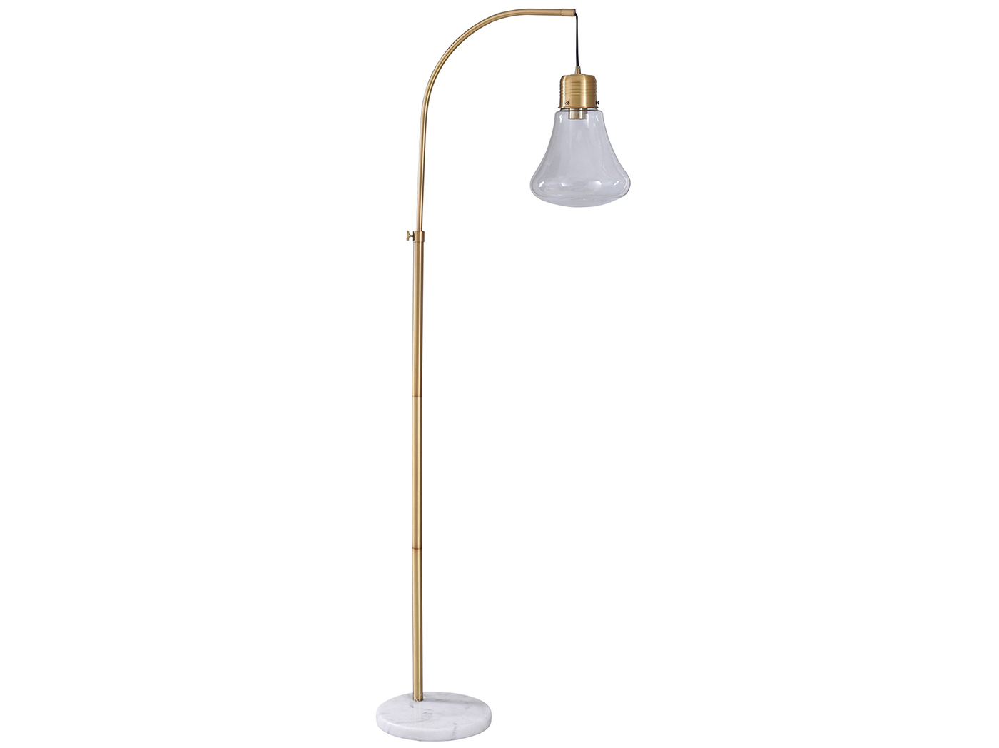 glass pendant floor lamp
