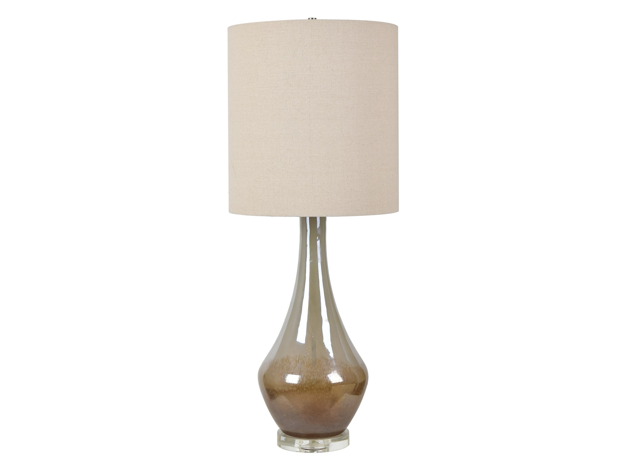 Gold Glass Table Lamp 35"H Steinhafels