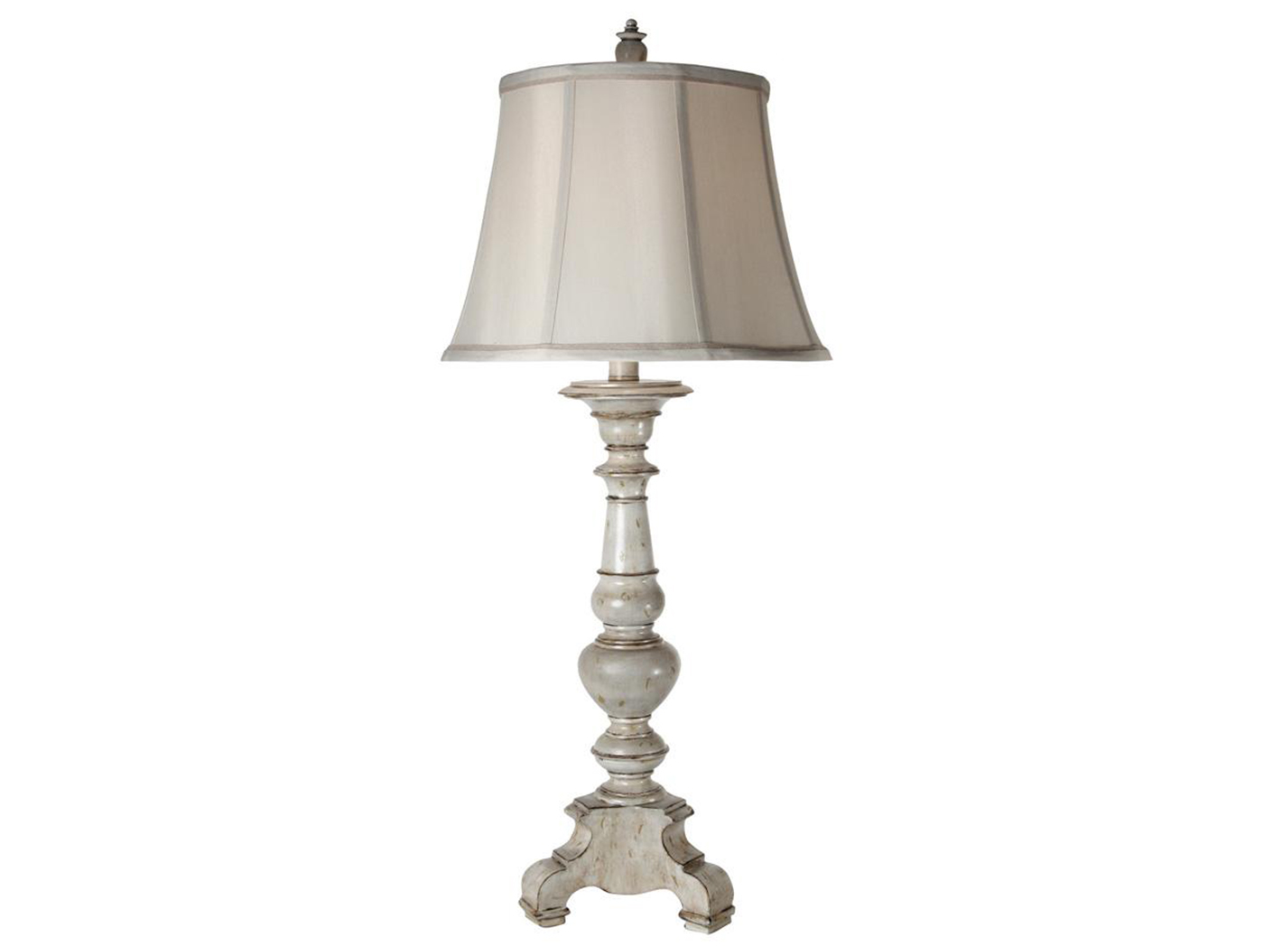 Antique White Table Lamp 37 H Steinhafels