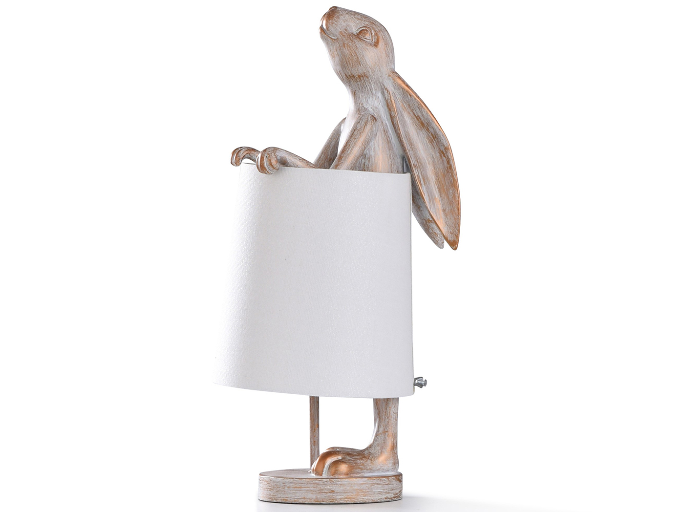 Antique Gold Rabbit Accent Lamp 23"H Steinhafels