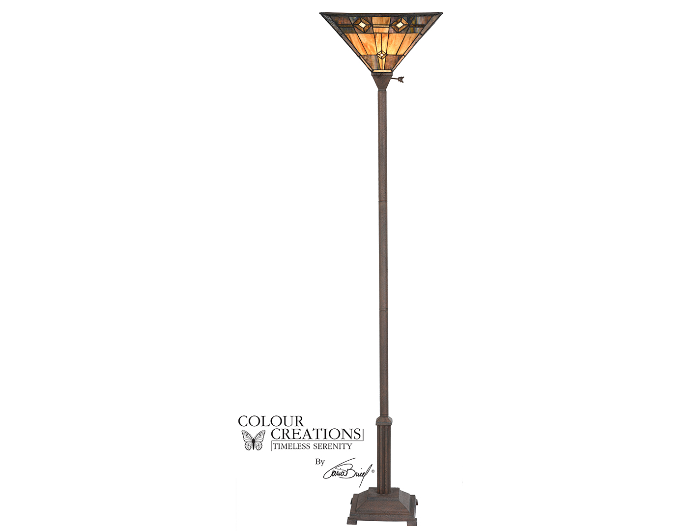 Hemlock Tiffanystyle Floor Lamp 72 H Steinhafels Hemlock Tiffanystyle Floor Lamp 72 H