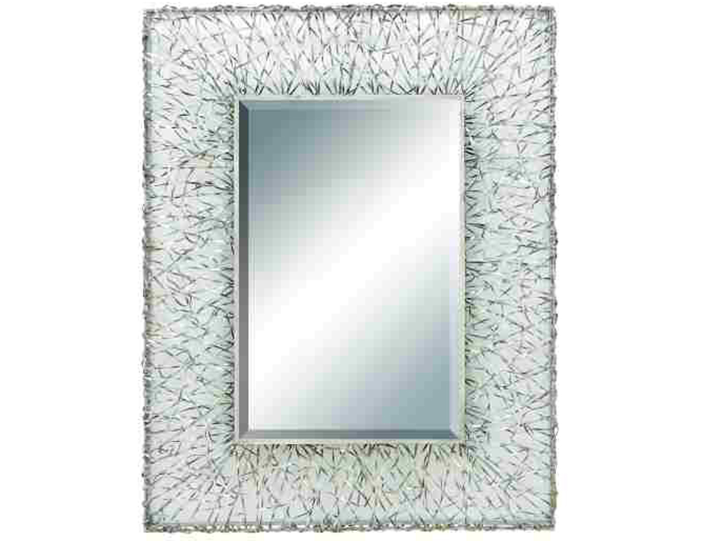 Décor Accents Mirrors Steinhafels Woven Metal Mirror 32 W X
