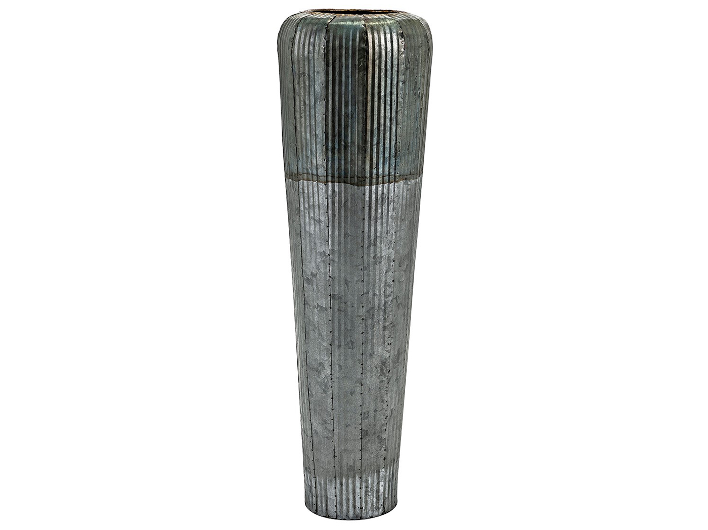 Short Tall Iron Ore Floor Vase 10x39 Steinhafels
