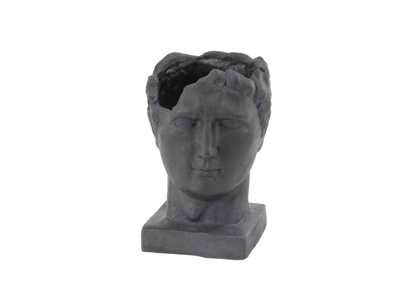 Gray Head Bust Planter 11"W x 26"H Steinhafels
