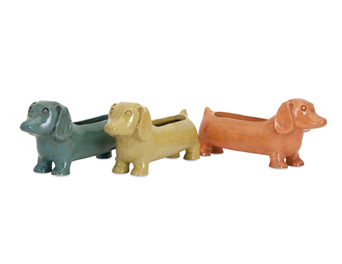Seasonal Patio Steinhafels Dachshund Planter 4x7x15