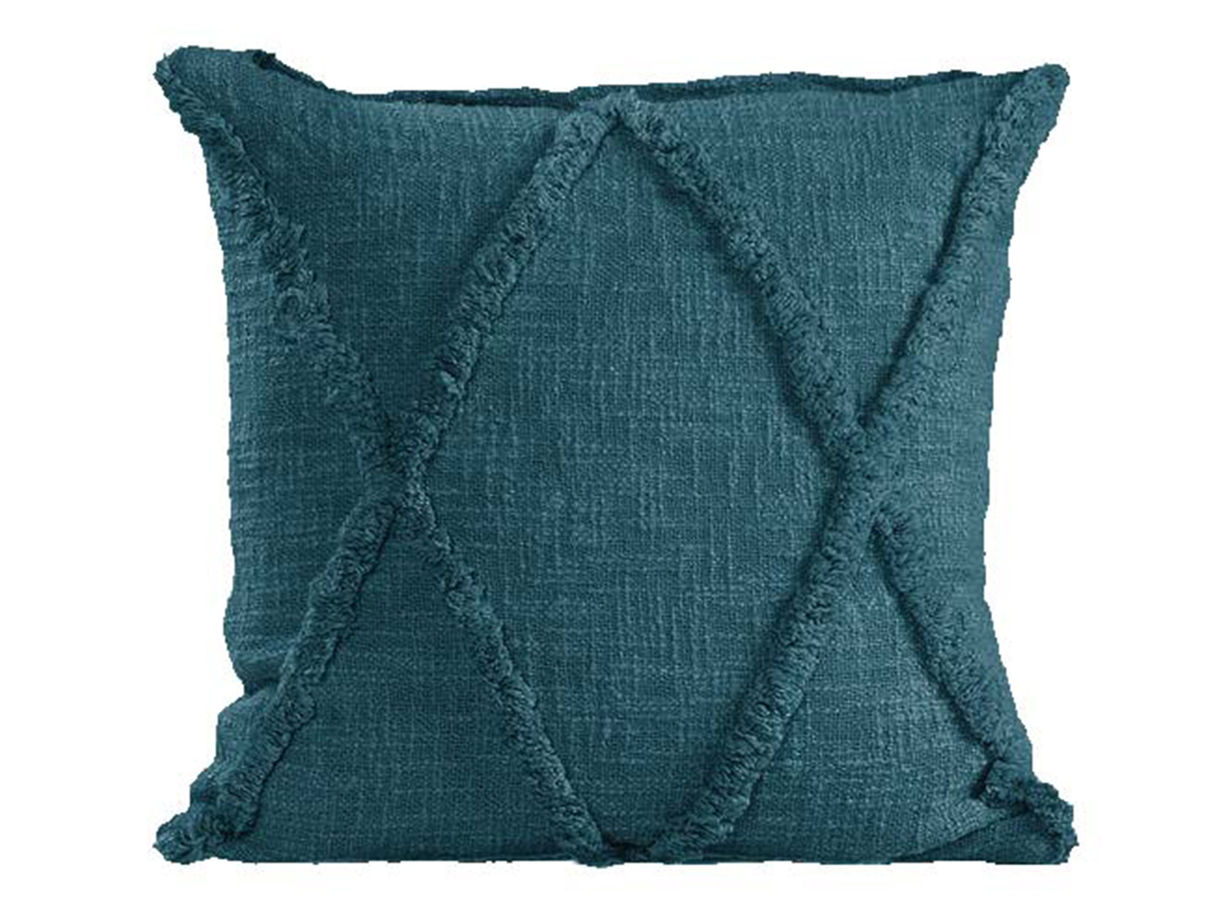 Natural Tufted Cotton Pillow 16"W x 16"H Steinhafels