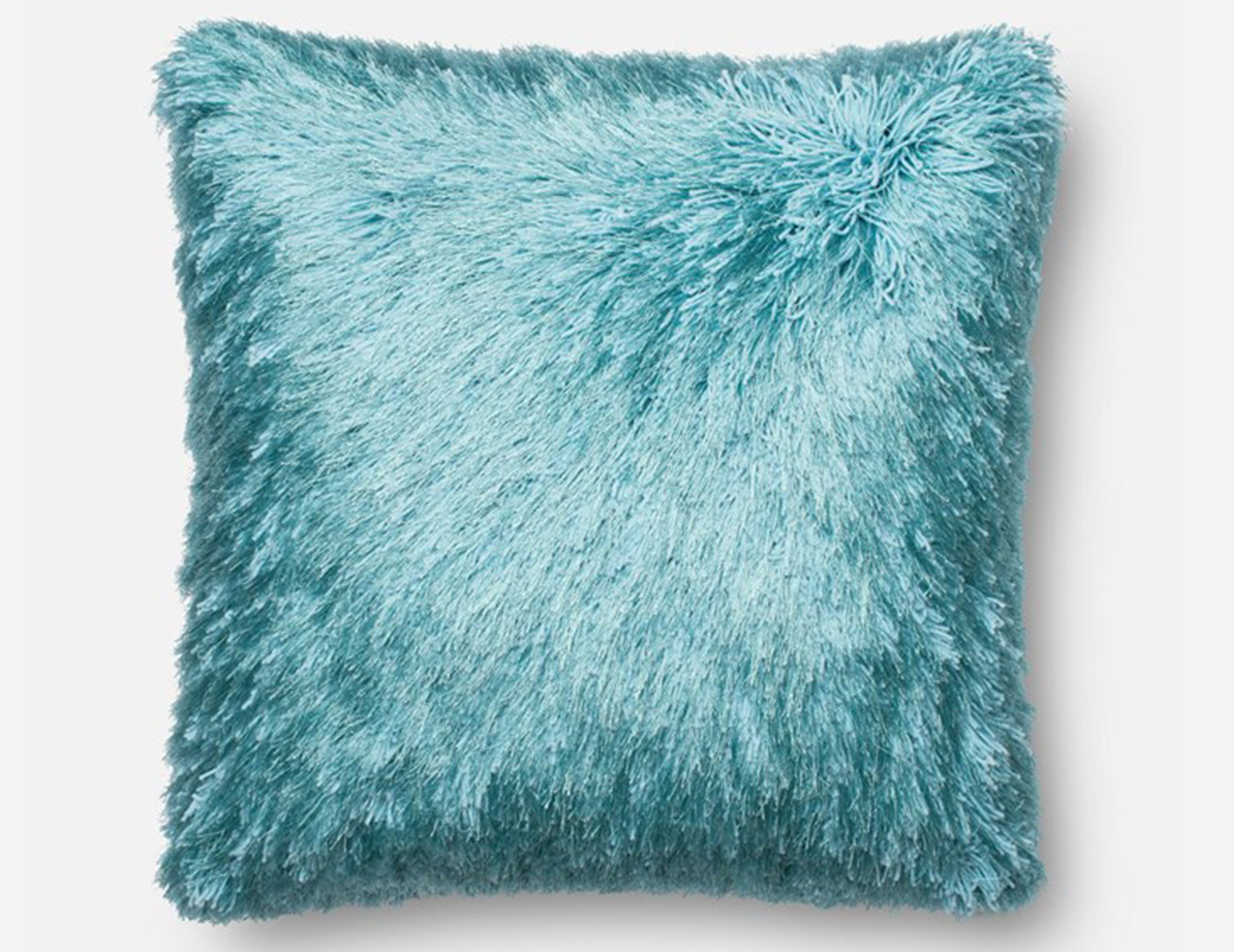 blue plush pillow