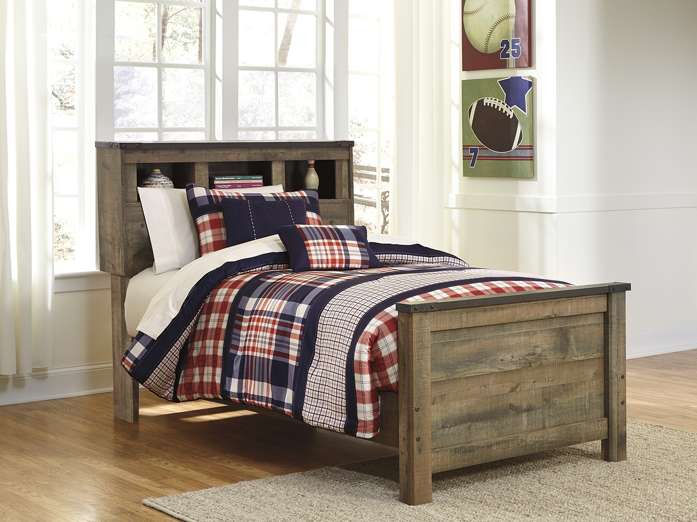 Trinell Queen Panel Bed Steinhafels Trinell Twin Bookcase Bed