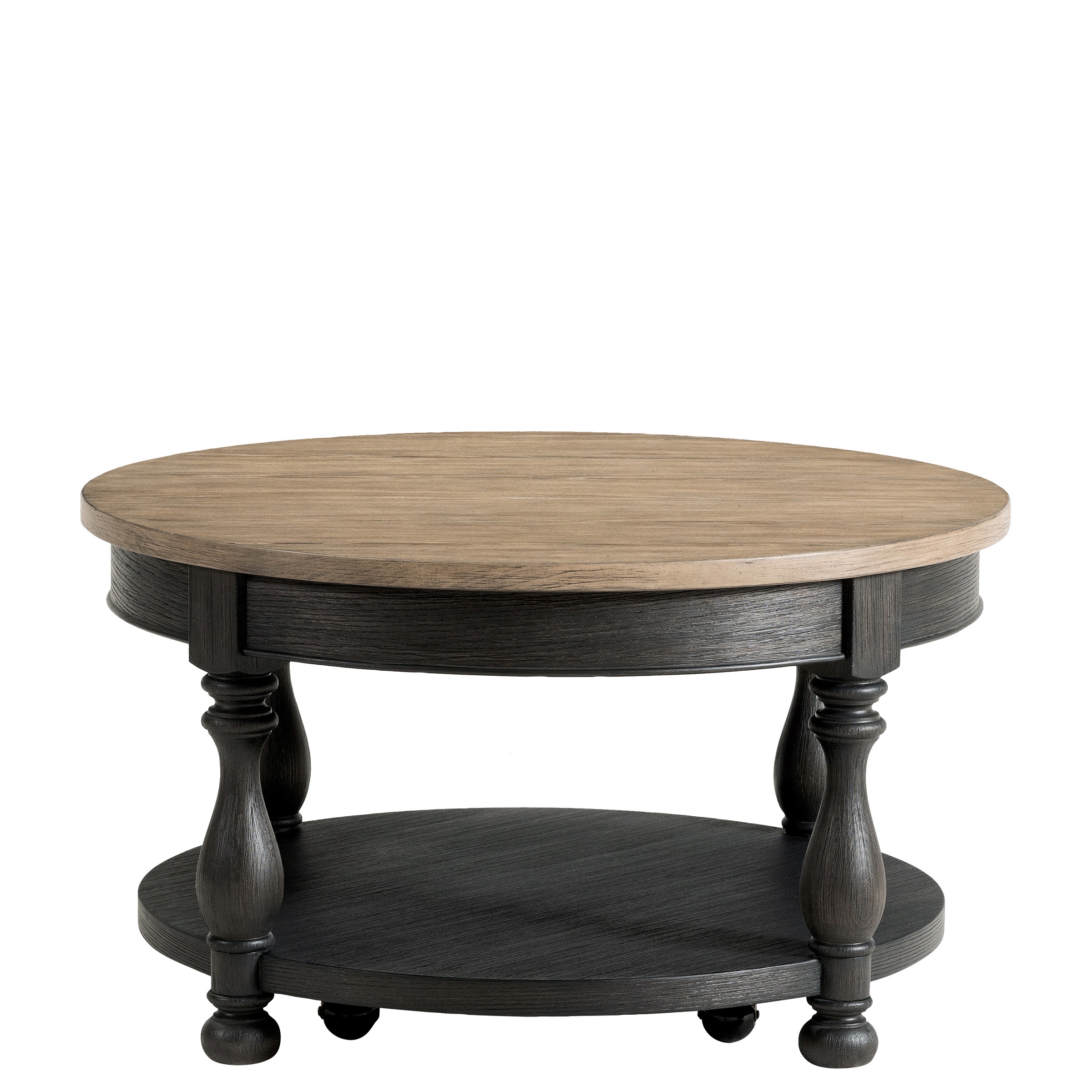 Barrington Black Round Cocktail Table | Steinhafels