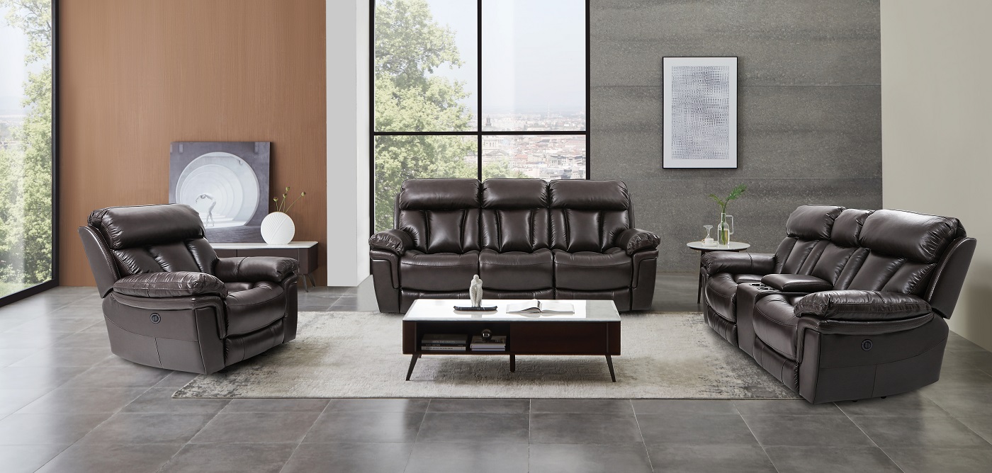 Retreat Leather Power Reclining Sofa Steinhafels