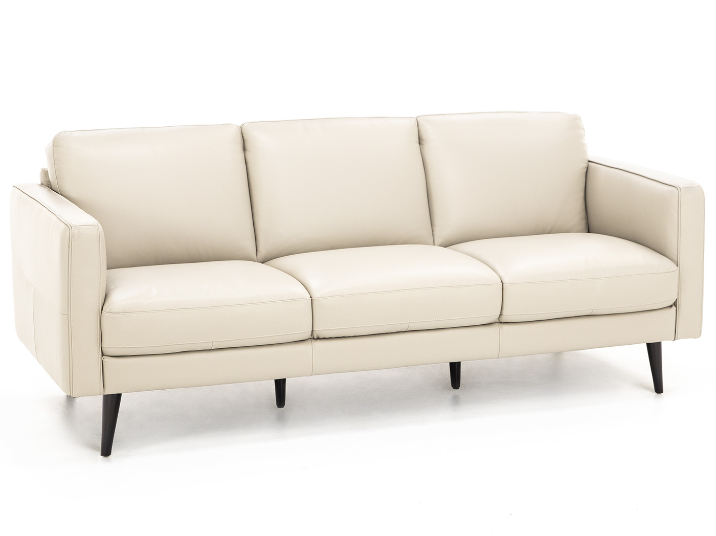 Turin Leather Sofa in Seashell Steinhafels