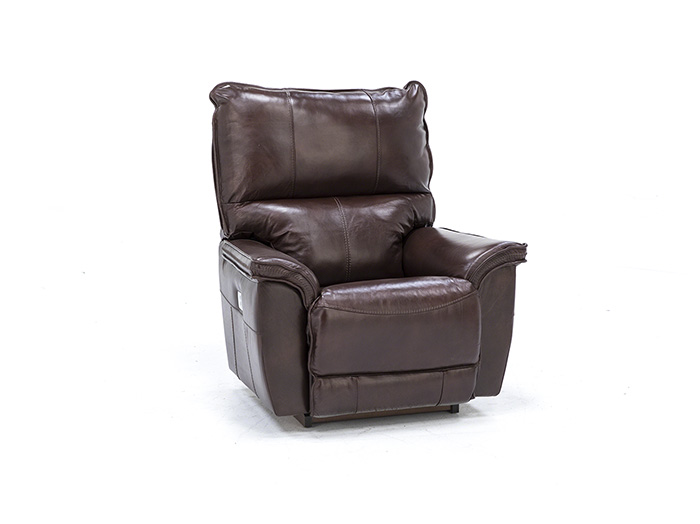 Norris Leather Fully Loaded Recliner Steinhafels