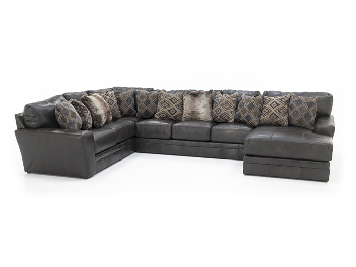 Camden 3Pc. Leather Sectional Steinhafels