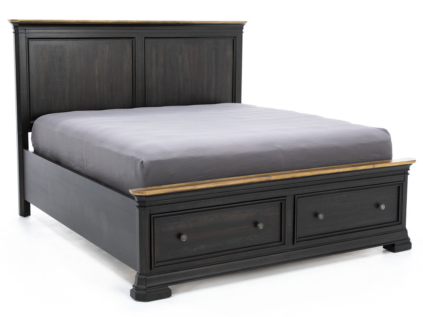 Grand Louie Queen Panel Storage Bed Steinhafels
