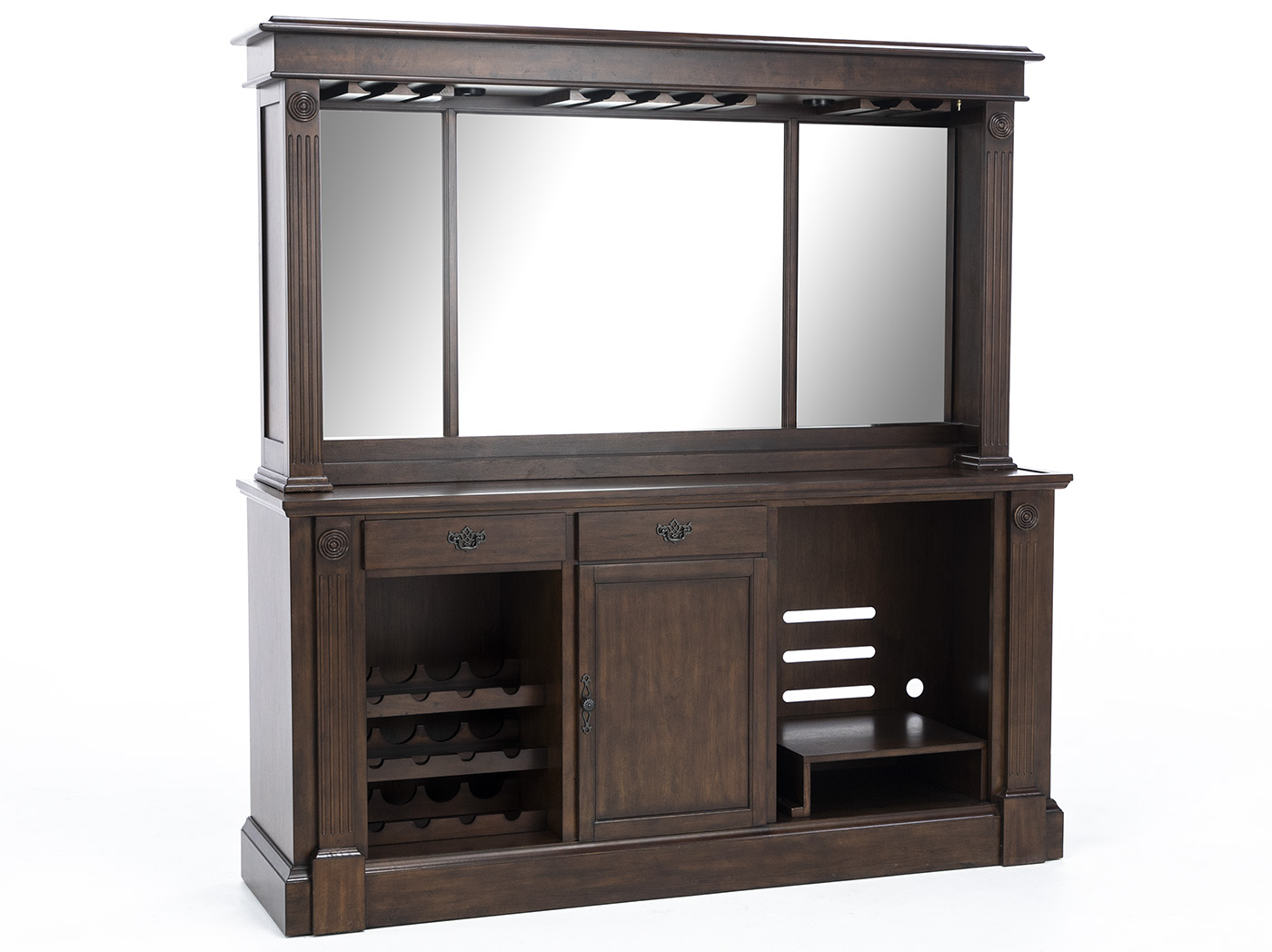 Monticello Back Bar and Hutch Steinhafels