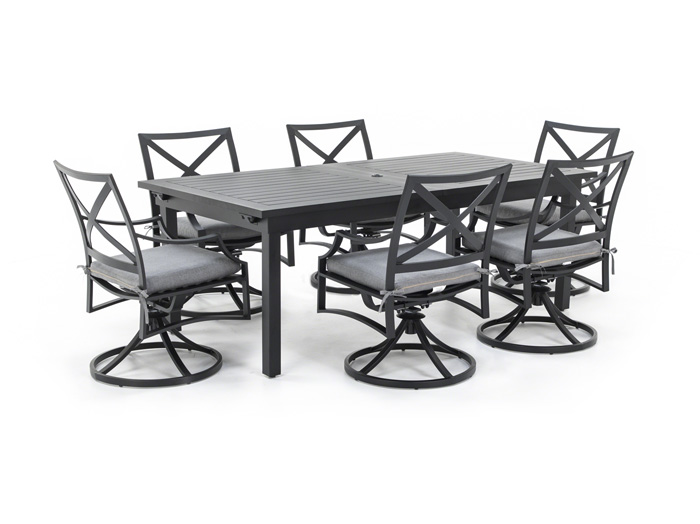 Monte Carloe 7 Pc Patio Dining Set