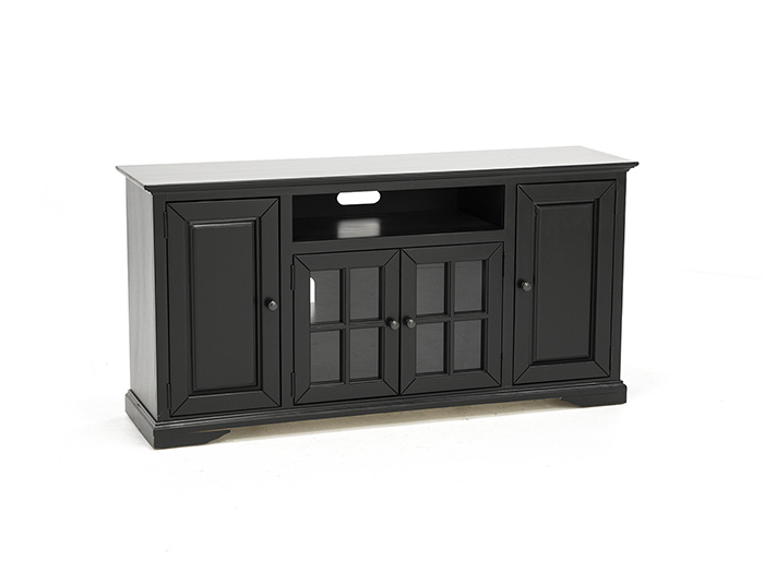 Hamilton 64" Vintage Black Entertainment Console Steinhafels