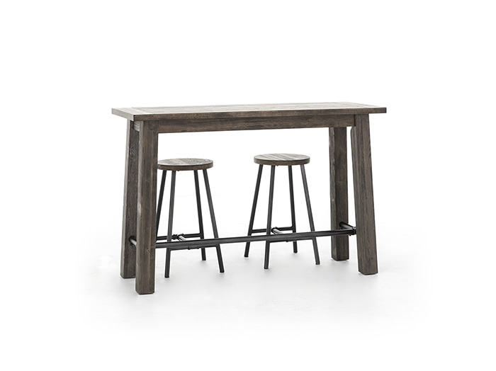 River Court Console Bar Table With 2 Stools Steinhafels River Court Console Bar Table With 2 Stools