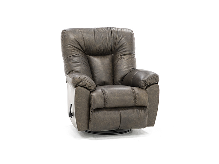 Geoff Leather Swivel Rocker Recliner Steinhafels